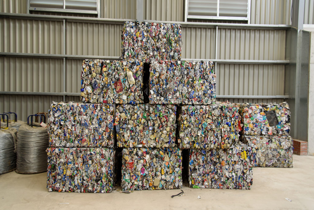 Oregon Wire products being used in a recycling facility in Bend, Oregon
