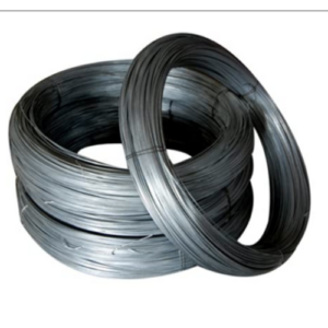 Trellis Wire – 12.5 Gauge High Tensile, wrapped up and tied together in circular rings for storage and shipping.