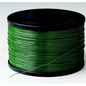 A 5lb spool of green florist wire from Oregon Wire.