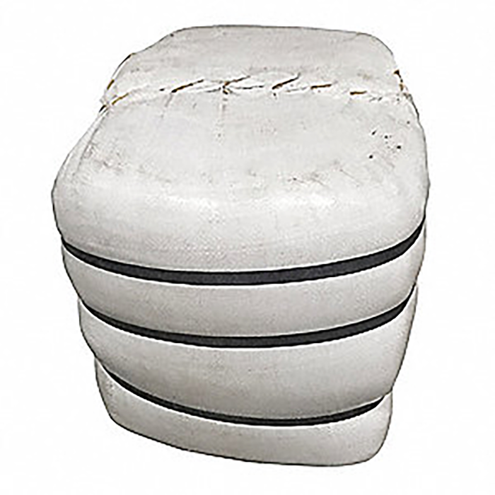 Hop bale cloth image against a white backdrop.