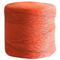 A spool of Oregon Wire's baler twine against a white background.