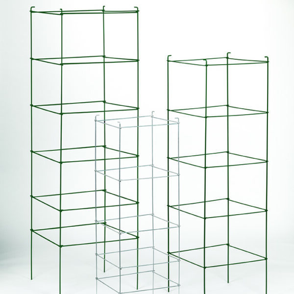 Premium folding cages from Oregon Wire in three distinct sizes, stacked up next to each other.