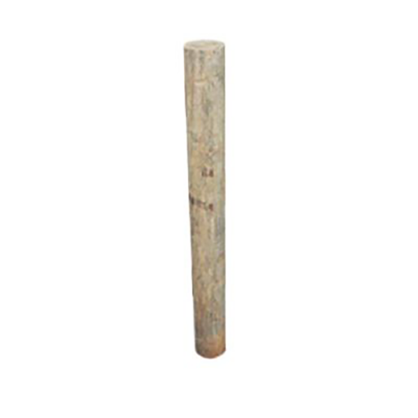 Trellis wood post on a white backdrop.