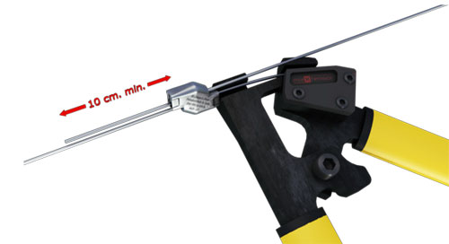 The yellow Maxtensor MX-AC Tensioning tool against a white backdrop.